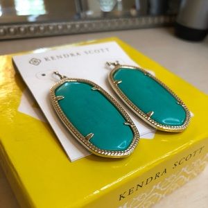 Kendra Scott Danielle Teal Earrings